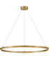 Kenna LED-Light Large Single Tier in Lacquered Brass
