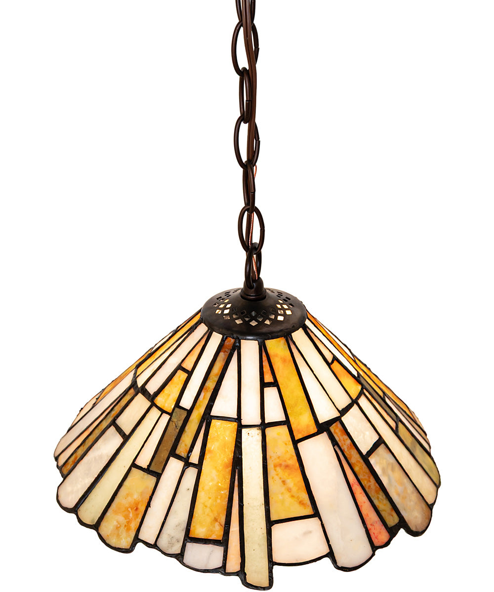 13" Wide DeLighta Jadestone Pendant