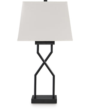 Brookthrone Metal Table Lamp Set of 2 Black