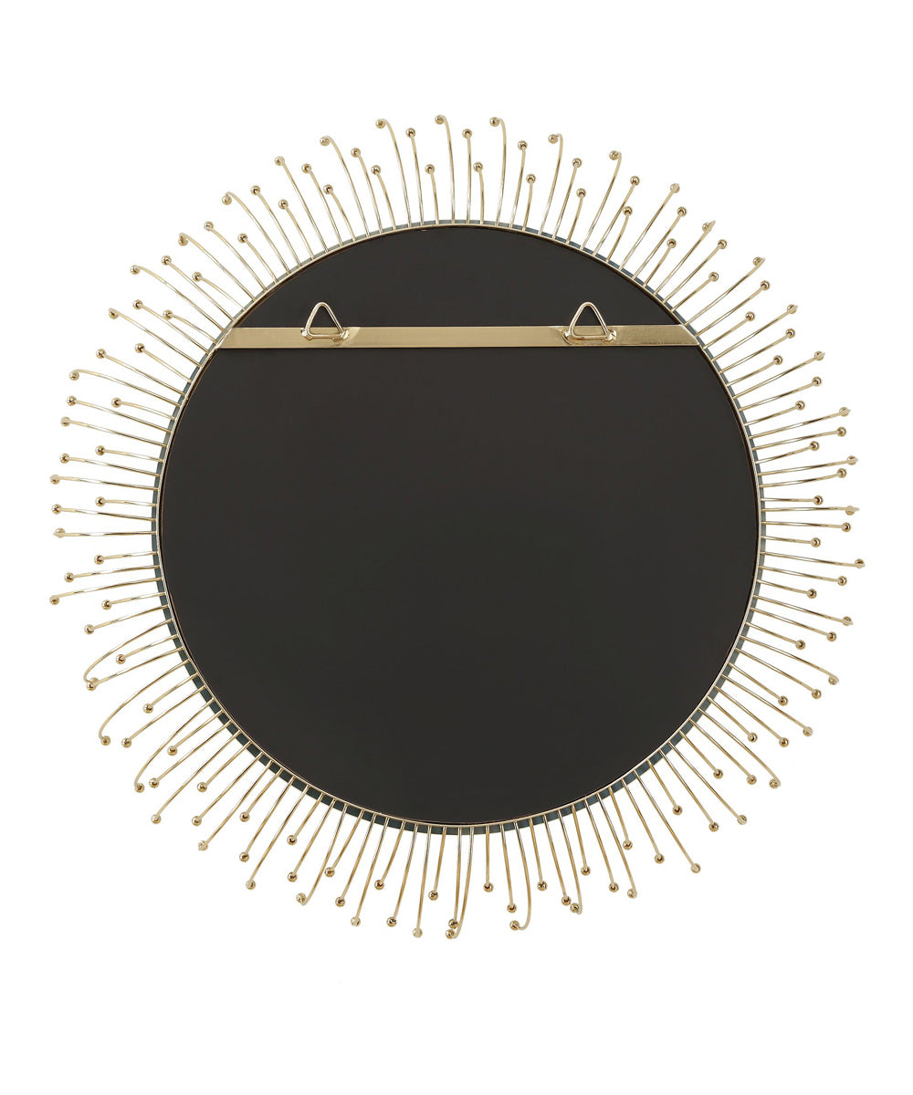 Aga Round Gold Mirror