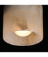 Cava LED Surface Mount White Alabaster