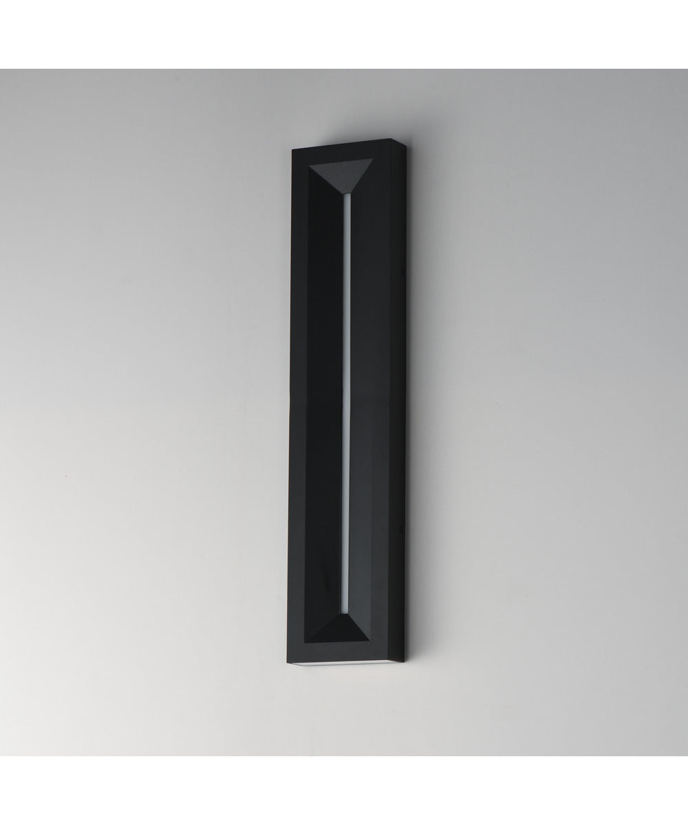 Fosso 24 inch LED Outdoor Wall Sconce - 5cct Black