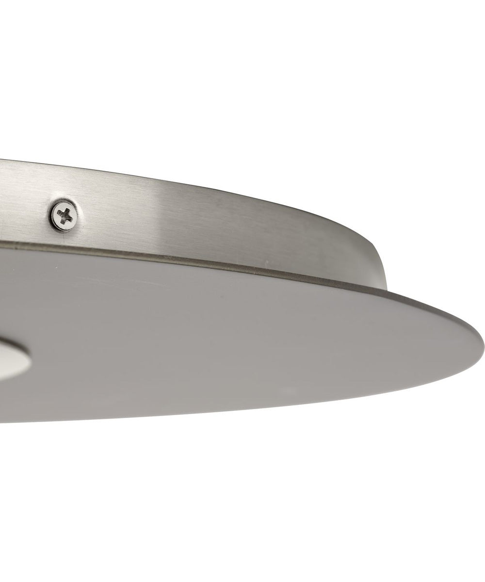 Trimble 3-Light 18" Flush Mount Brushed Nickel