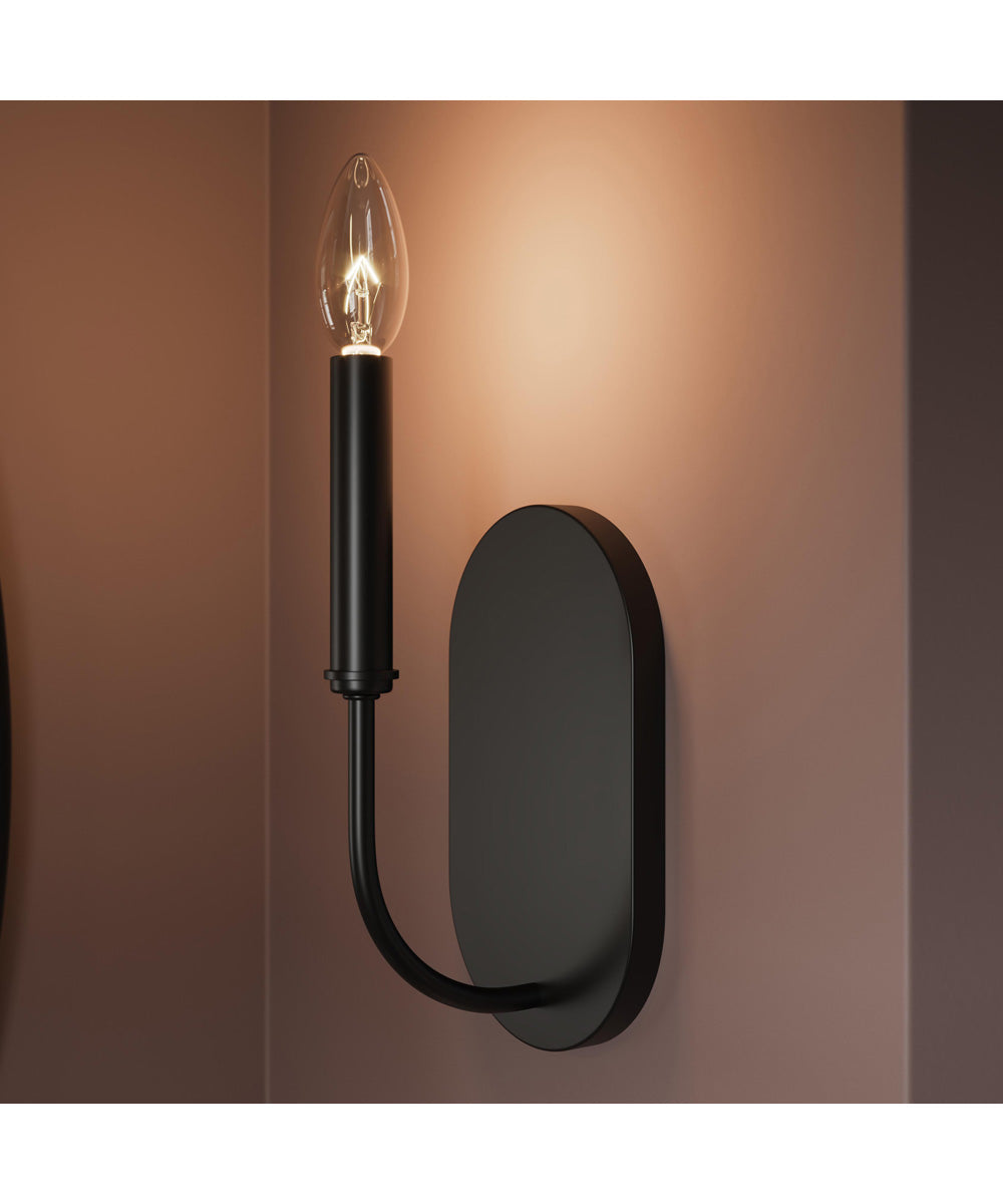 Reines 1-Light Wall Sconce Matte Black