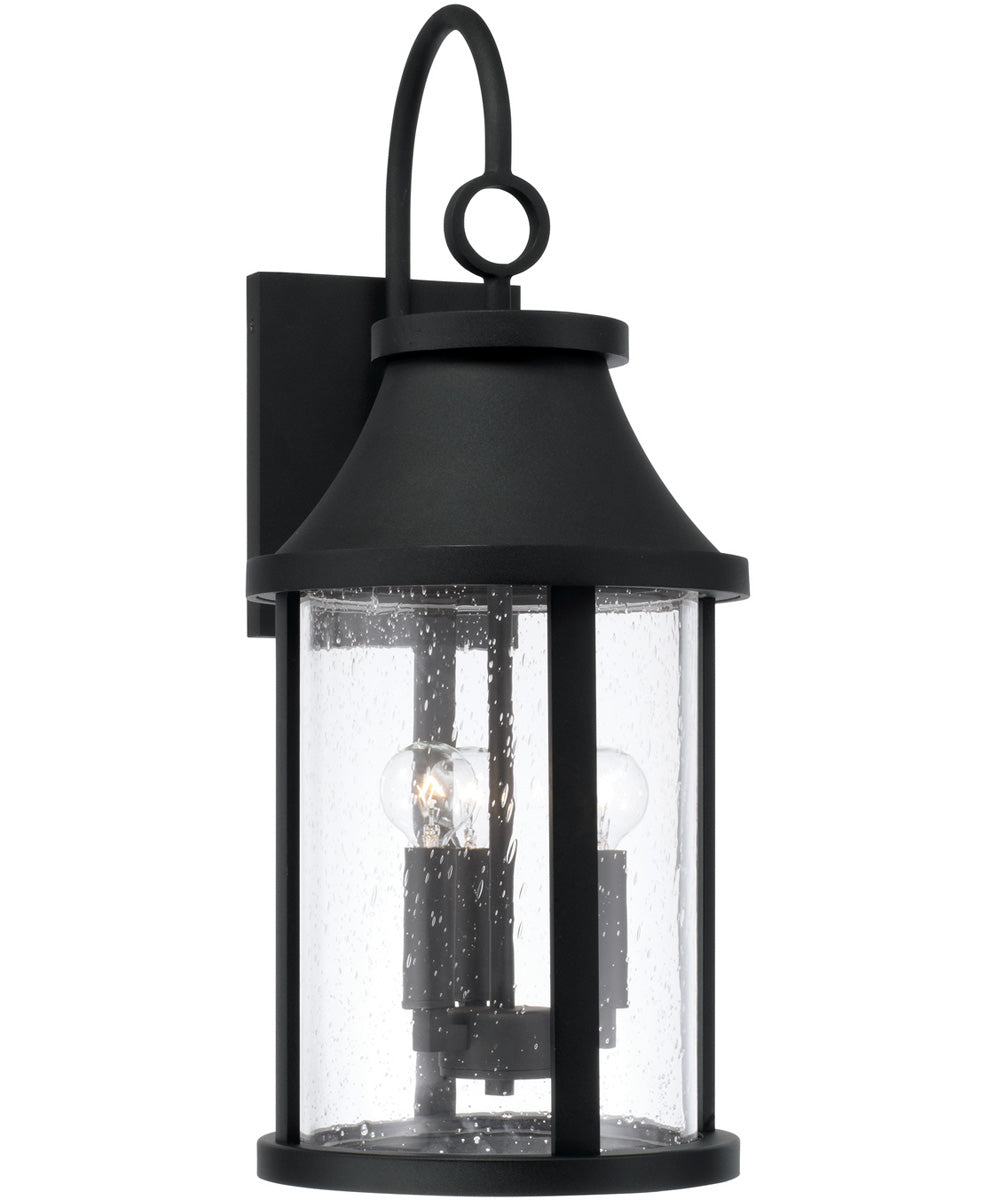 Bridger 3-Light Outdoor Wall-Lantern Black