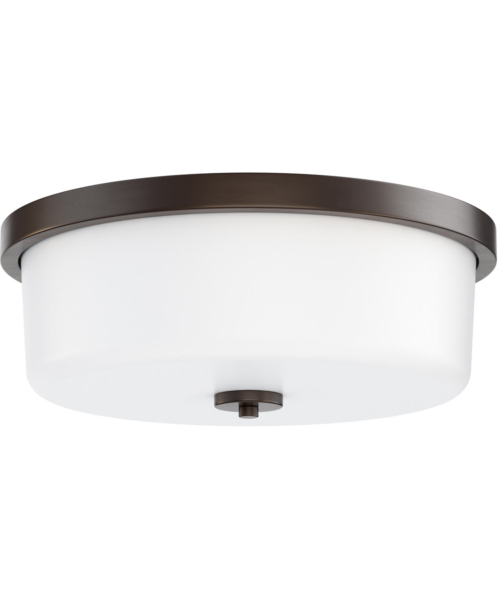 Fuller 3-Light Flush Mount Oil Rubbed Bronze