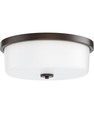 Fuller 3-Light Flush Mount Oil Rubbed Bronze
