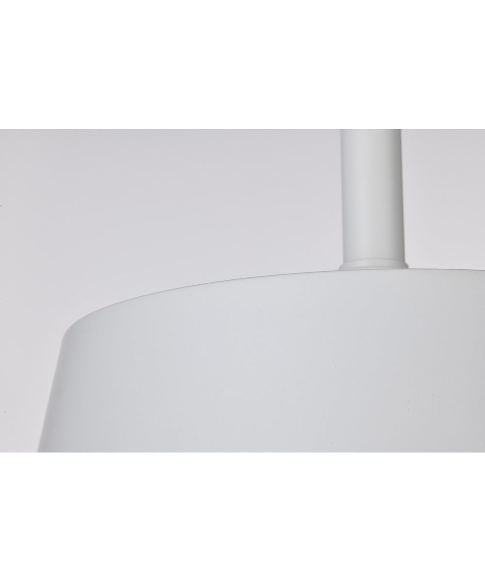 Alexis 1-Light Pendant Matte White
