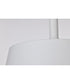 Alexis 1-Light Pendant Matte White