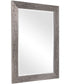 26x36" Wall Mirror Slightly Raised in Silver Tones