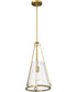 Valentine 1-Light Pendant Vintage Brass