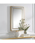 20x32" Wall Mirror Beveled with Gold Beading