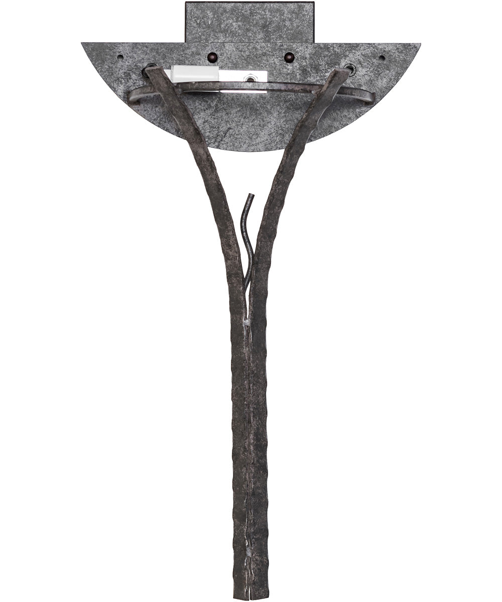 12" Wide Rustic Range Wall Sconce