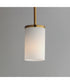 Lateral Mini Pendant Satin Brass