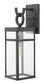 22"H Porter 1-Light Medium Outdoor Wall Light in Aged Zinc