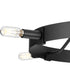 Breckenridge 5-Light Semi-Flush Mount Matte Black