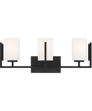 Cambria 3 Light Vanity Matte Black