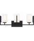 Cambria 3 Light Vanity Matte Black
