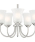 Bronson 5 Light Chandelier Brushed Nickel