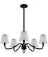 McKinney 5-light Chandelier Matte Black