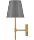 Blake 1-Light Medium Single Light Sconce in French Gray