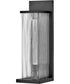 Torrent 1-Light Large Wall Mount Lantern in Black