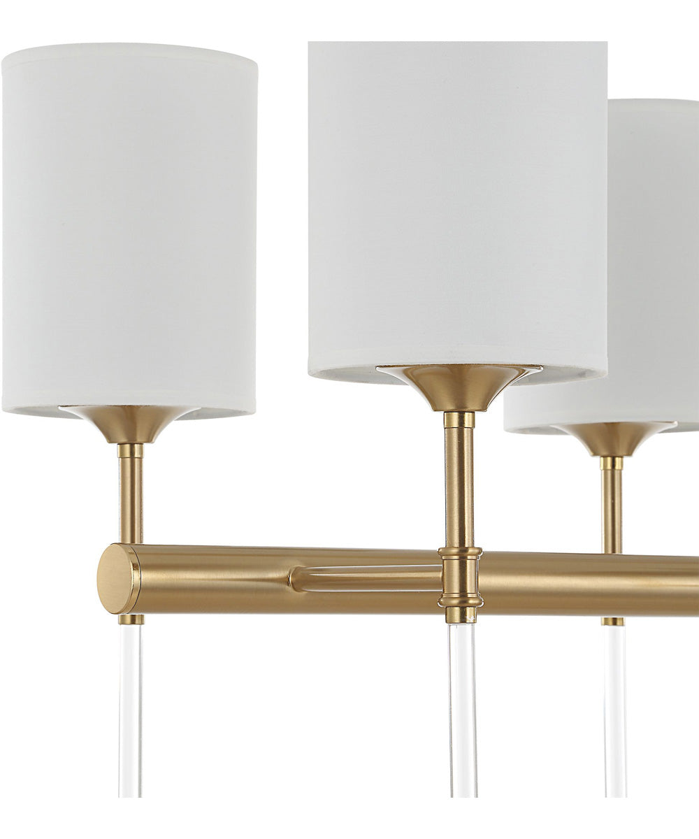 Awyr 8 Light Linear Chandelier