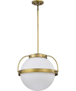 Lakeshore 1-Light Pendant Natural Brass
