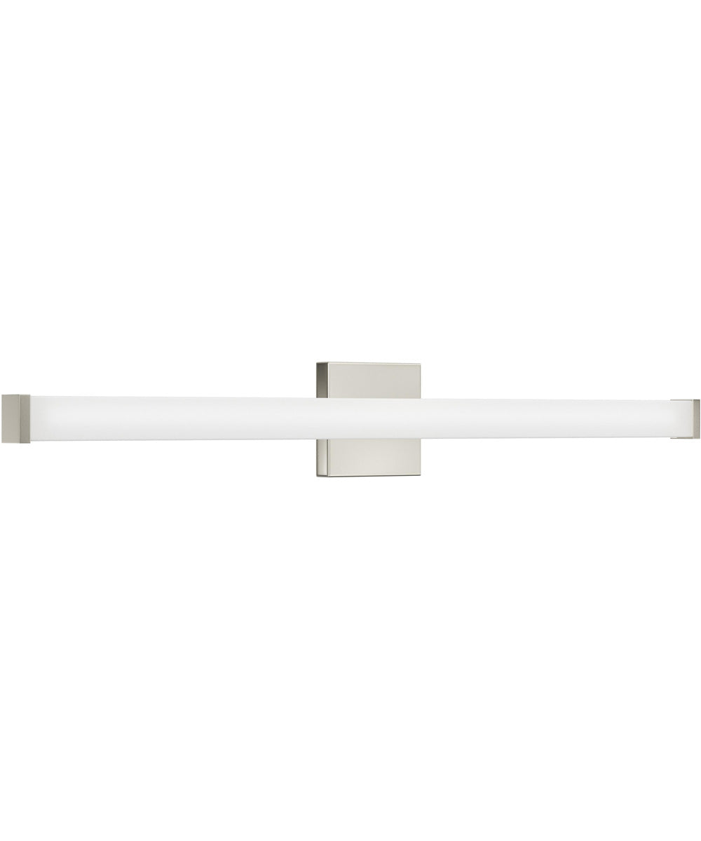 Phase 6.1 36 in. 5CCT Integrated LED Linear Vanity Light Brushed Nickel