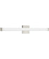 Phase 6.1 36 in. 5CCT Integrated LED Linear Vanity Light Brushed Nickel