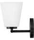 Bri 3-Light Medium Three Light Vanity in Black