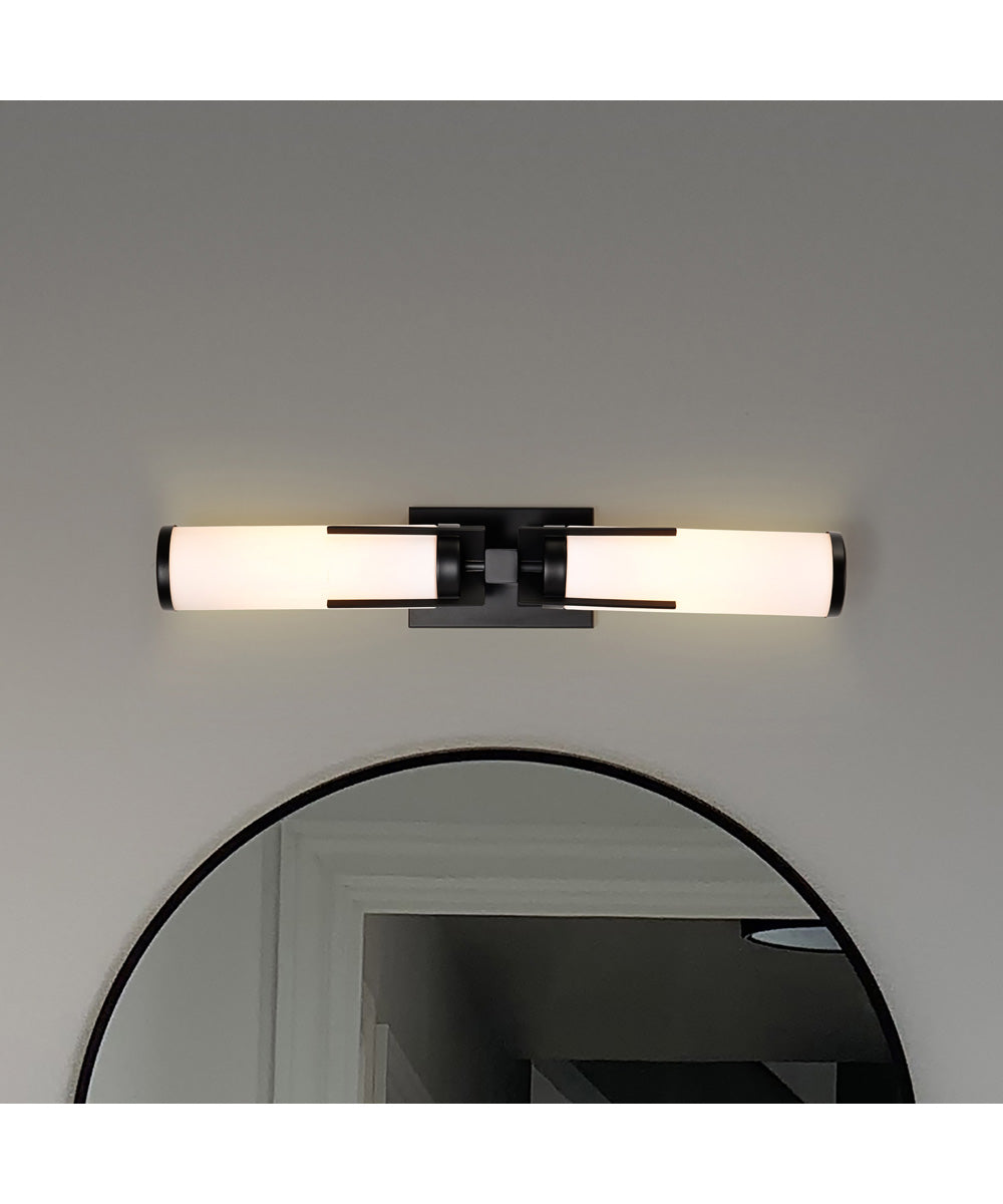 Roselle 2-Light Vanity & Wall Matte Black