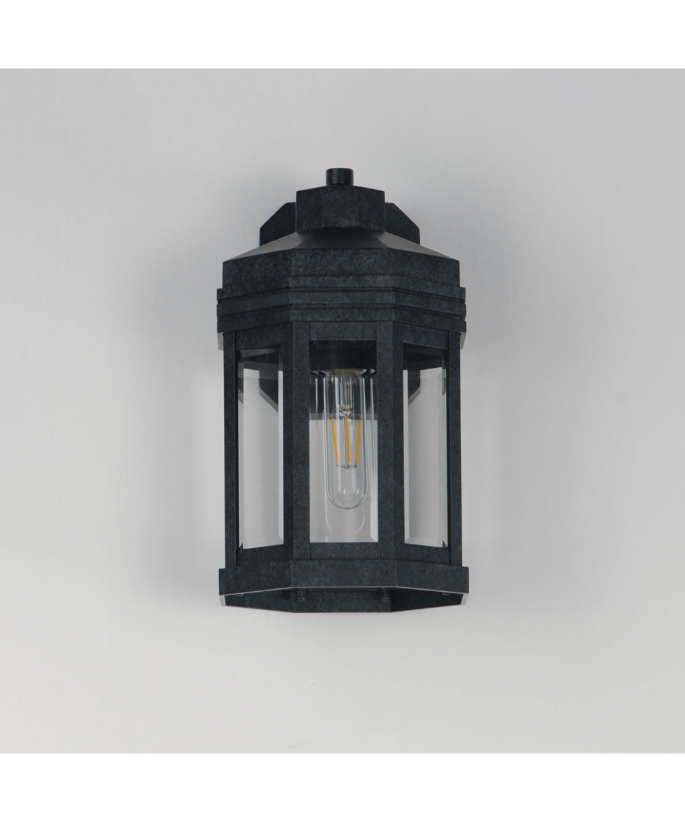 Wright 1-Light Outdoor Small Wall Sconce Black Patina