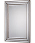 24x34" Wall Mirror Metallic Bronze with Groove Texture