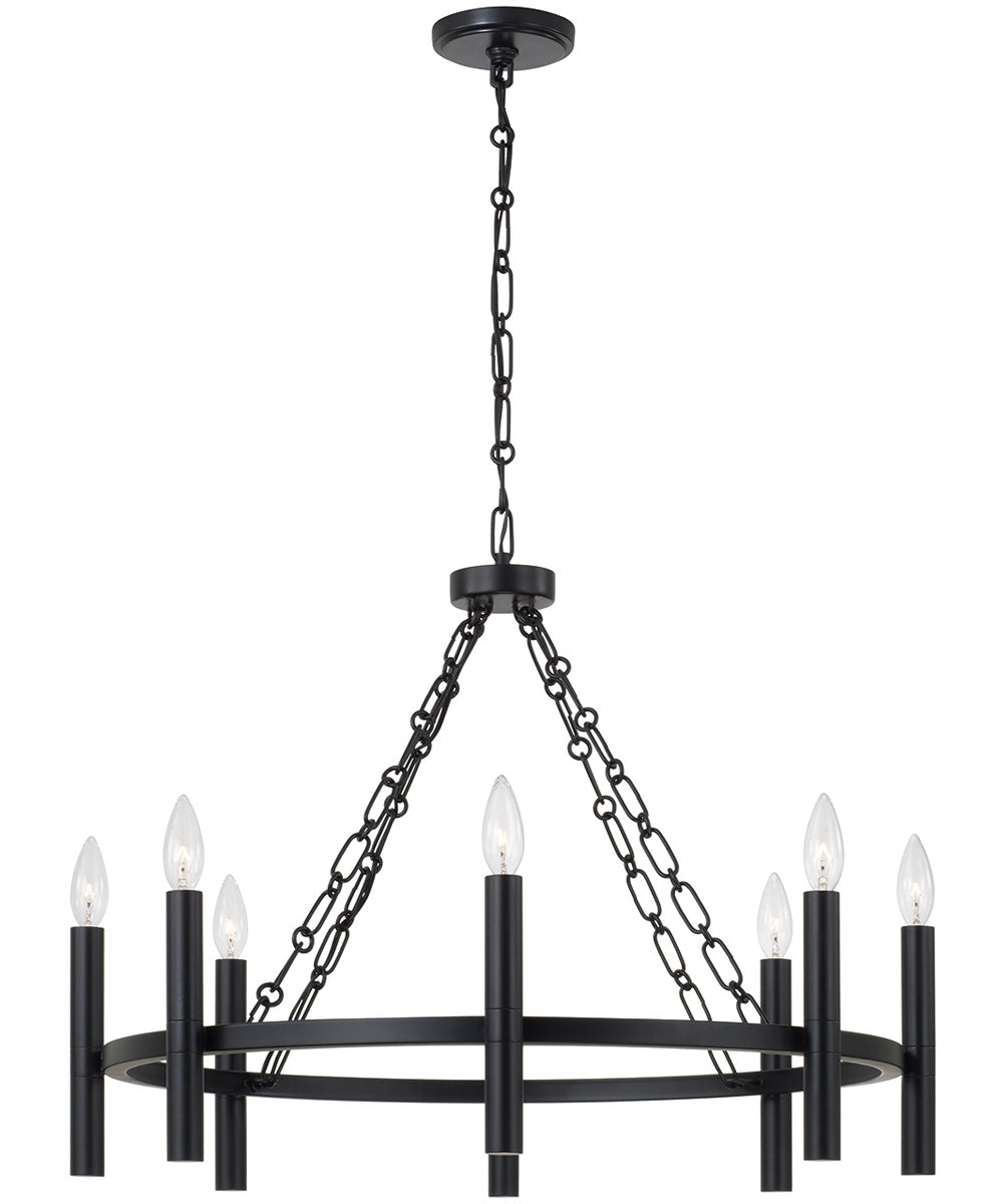 Winton 8-Light Chandelier Matte Black