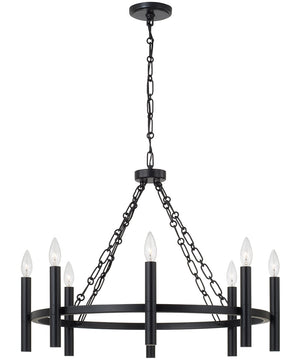Winton 8-Light Chandelier Matte Black