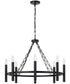 Winton 8-Light Chandelier Matte Black