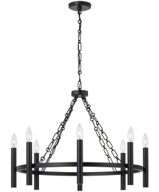 Winton 8-Light Chandelier Matte Black