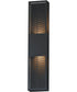 Grate 30 inch LED Outdoor Wall Sconce Black