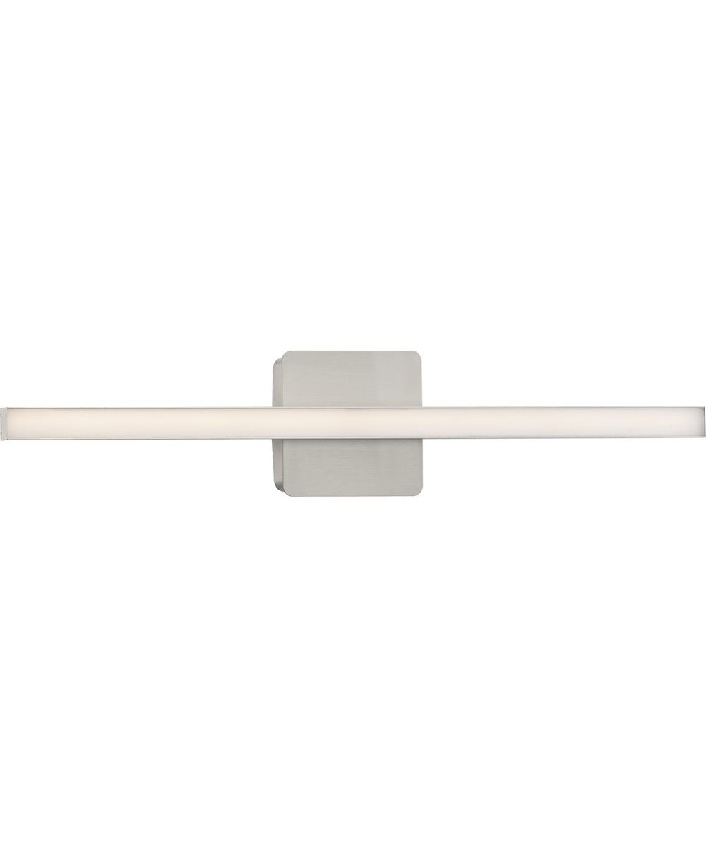 Phase 4 24 in. Medium Modern Integrated 3CCT Integrated LED Linear Vanity Light Brushed Nickel