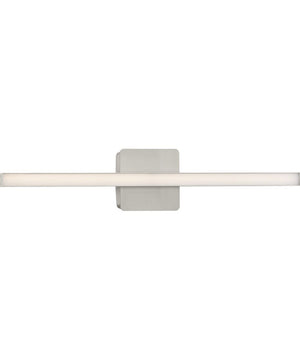 Phase 4 24 in. Medium Modern Integrated 3CCT Integrated LED Linear Vanity Light Brushed Nickel