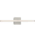Phase 4 24 in. Medium Modern Integrated 3CCT Integrated LED Linear Vanity Light Brushed Nickel