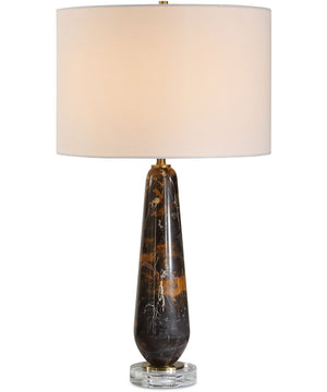 Dames Dark Marble Table Lamp