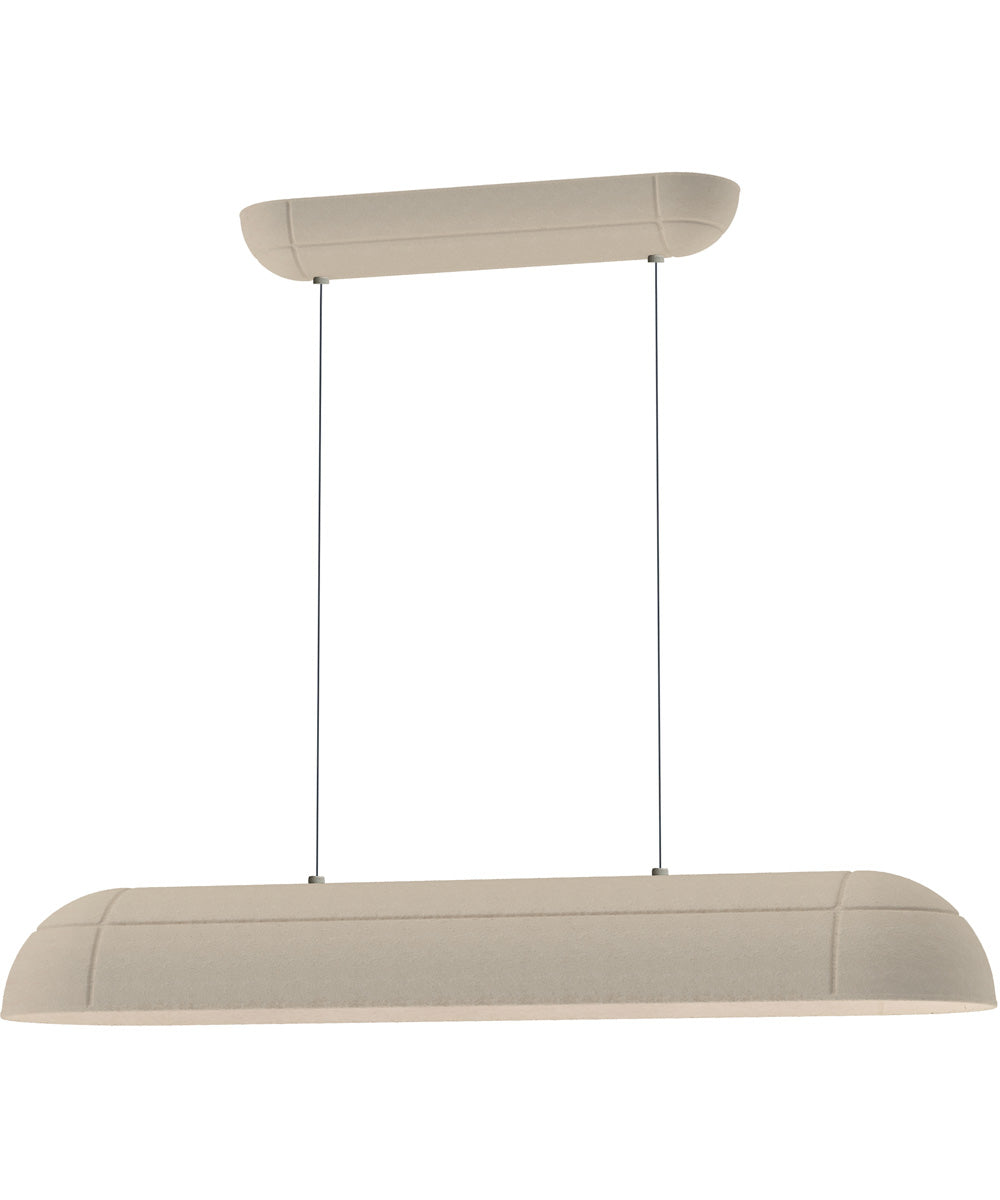 Wimbledon 41 inch LED Linear Pendant Light Cream