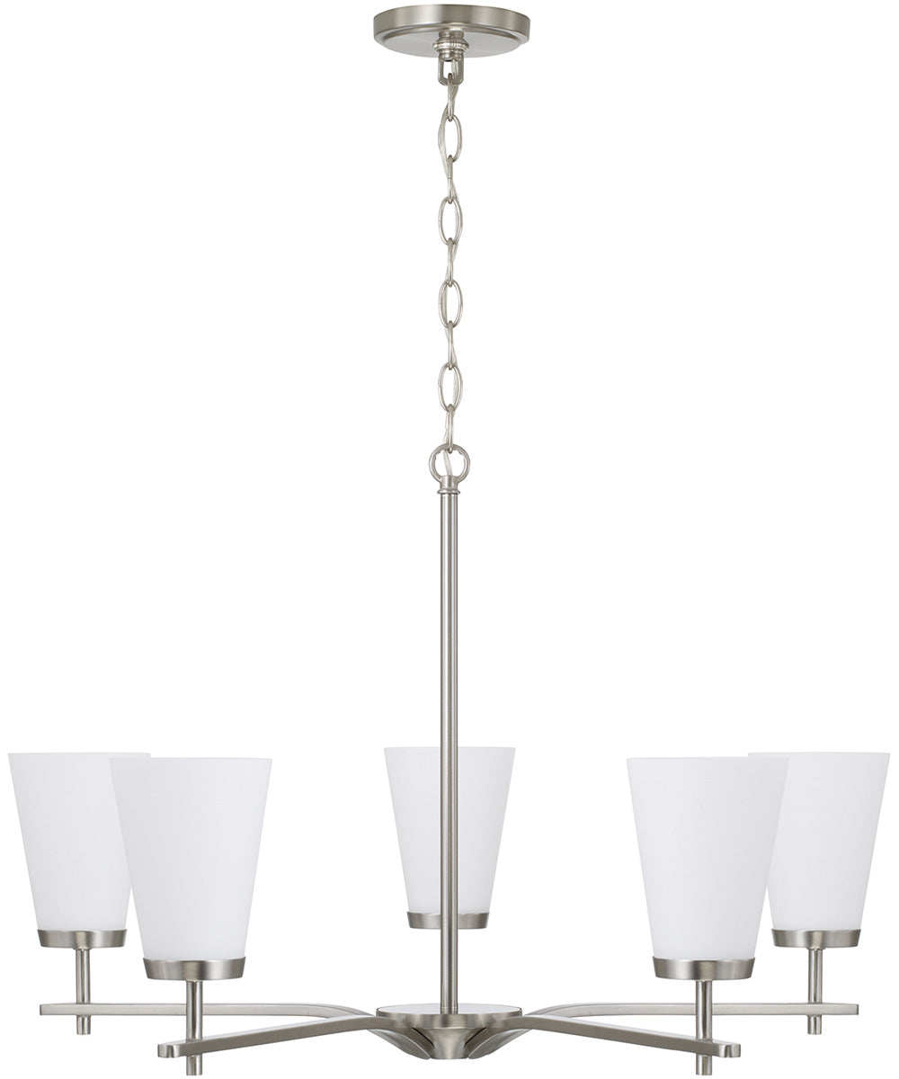 Drake 5-Light Chandelier Brushed Nickel