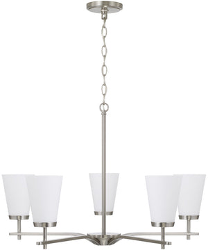 Drake 5-Light Chandelier Brushed Nickel