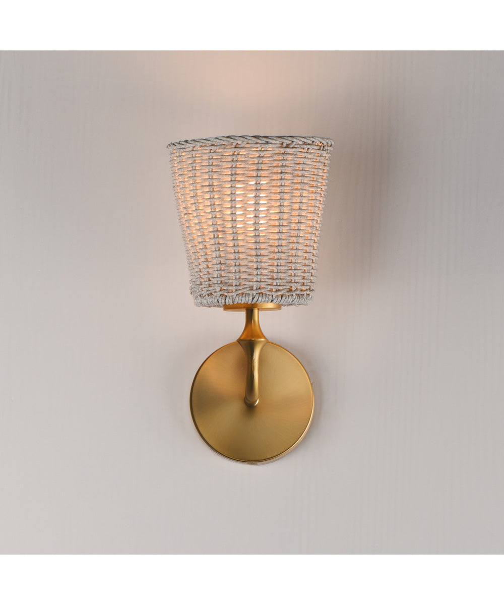 Baja 1-Light Sconce Natural Aged Brass