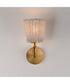 Baja 1-Light Sconce Natural Aged Brass