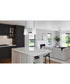 Clarion 1-Light Etched White Pendant P500430 Matte Black