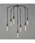 Pioneer 7-Light Chandelier Anthracite